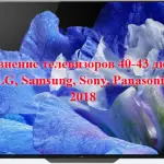 сравнение телевизоров 40-43 дюйма